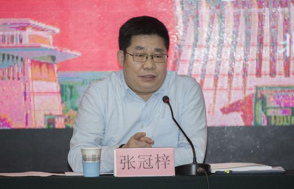 中国社会科学院历史理论研究所党委书记张冠梓.本网记者吴文康/摄